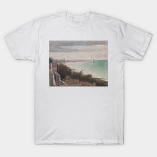 Grandcamp, Evening by Georges-Pierre Seurat T-Shirt